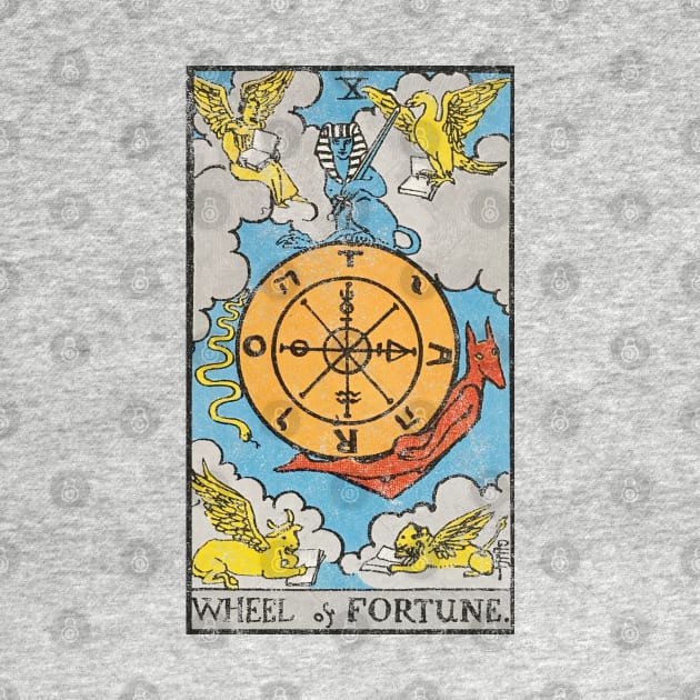 Wheel of Fortune (distressed) by Nate's World of Tees